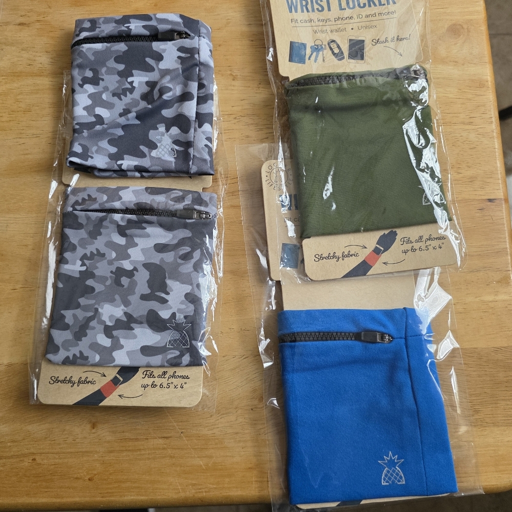 Wrist Wallet NWT- ONLY GREY CAMO AVAILABLE